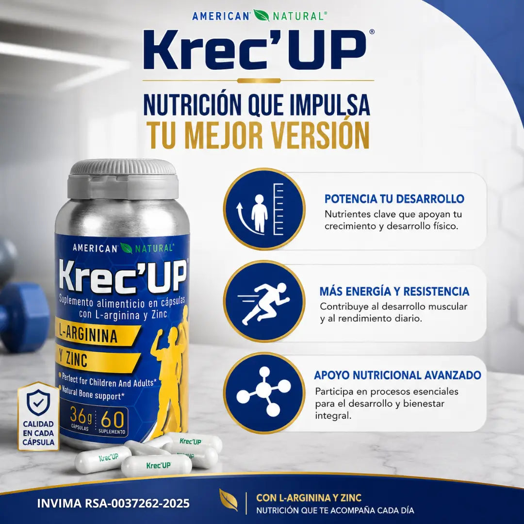 KRECEUP® – Apoyo Nutricional para el Crecimiento