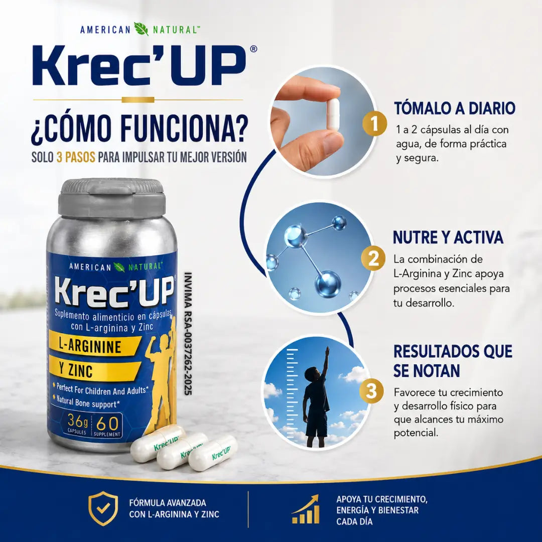 KRECEUP® – Apoyo Nutricional para el Crecimiento
