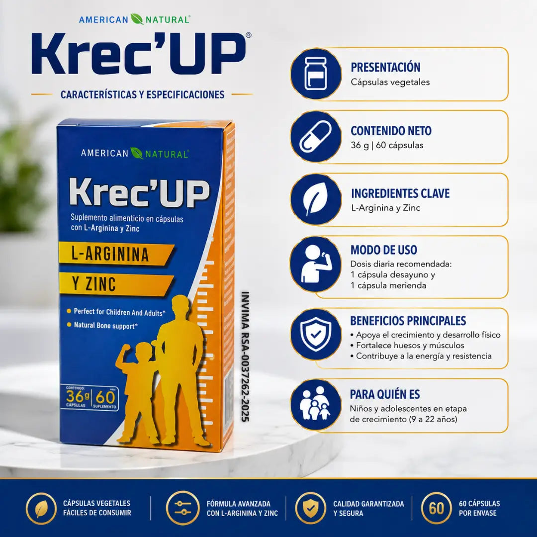 KRECEUP® – Apoyo Nutricional para el Crecimiento