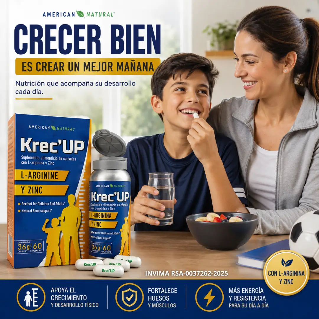 KRECEUP® – Apoyo Nutricional para el Crecimiento