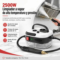 VaporPro Limpiador Multiusos Portátil Compacto