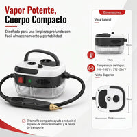 VaporPro Limpiador Multiusos Portátil Compacto